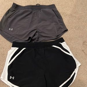 Under Aumor womens dri-fit athletic shorts